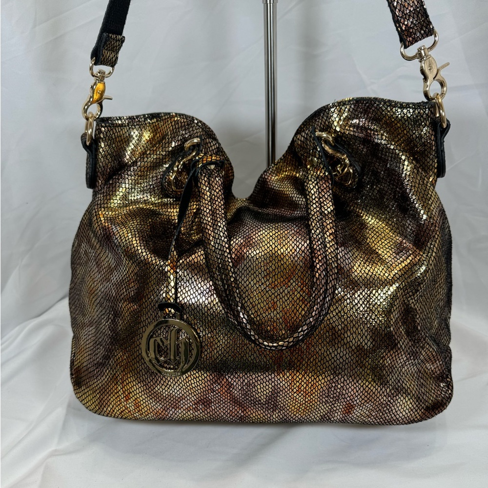 Charmes Gold Silver and Copper Bag